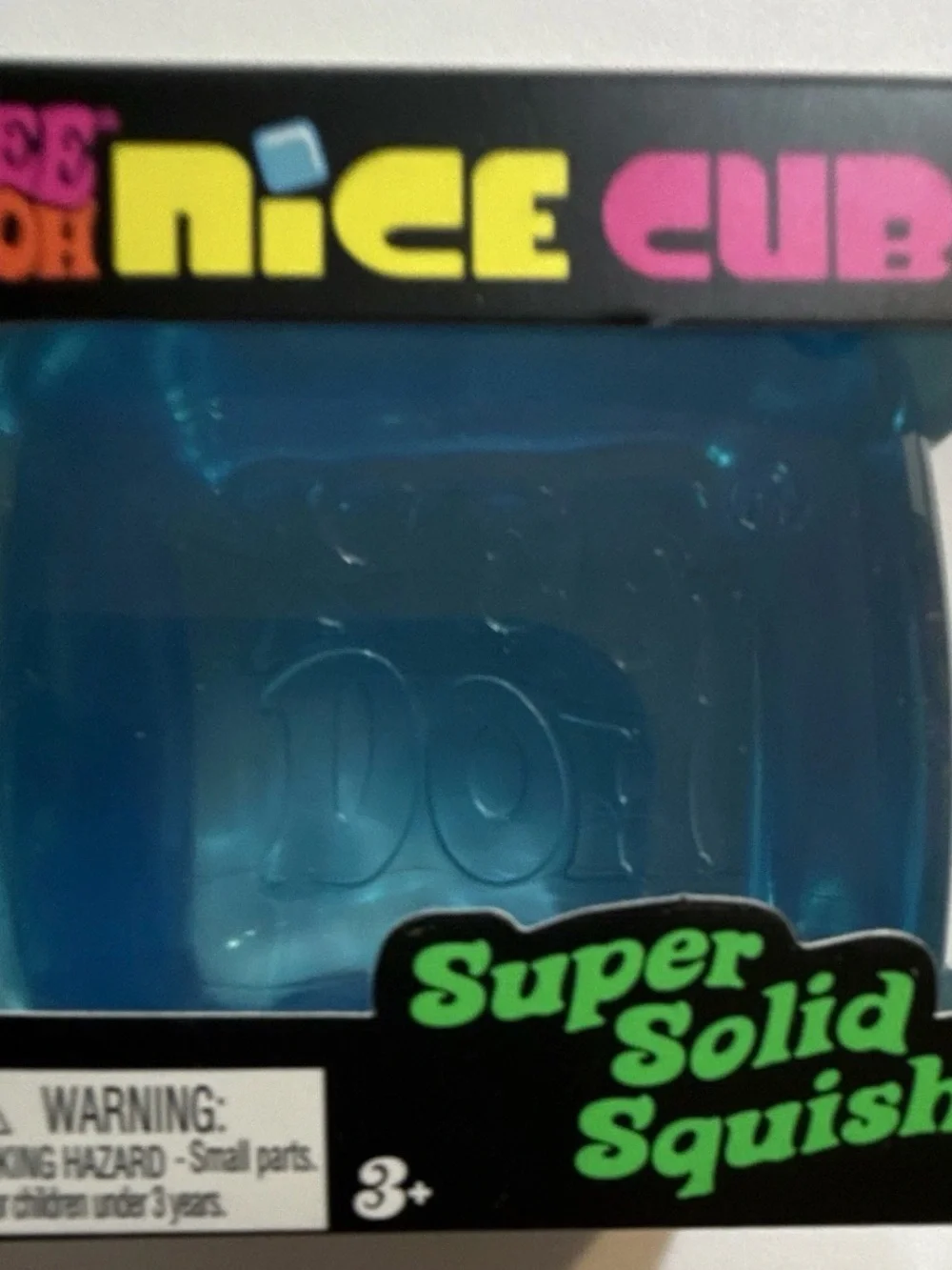 Nice Cube Super Solid Squish Kids Puzzle Toy - Blue